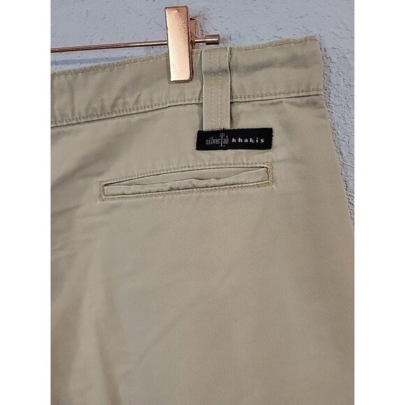 Vintage Levi’s Silvertab Khaki Shorts Men’s Sz 38 Waist 9” Inseam Y2K '98 Preppy - Picture 5 of 7